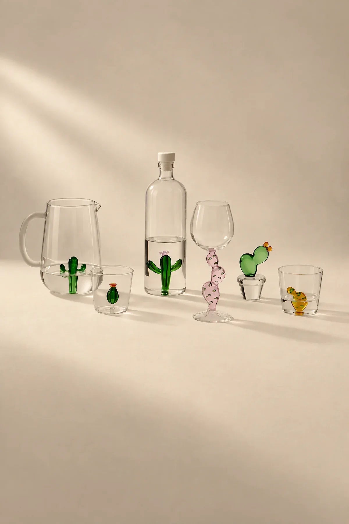 Secret Garden Clear Glass Tumbler