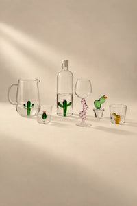 Secret Garden Clear Glass Tumbler