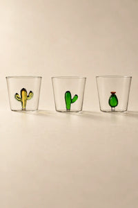 Secret Garden Clear Glass Tumbler