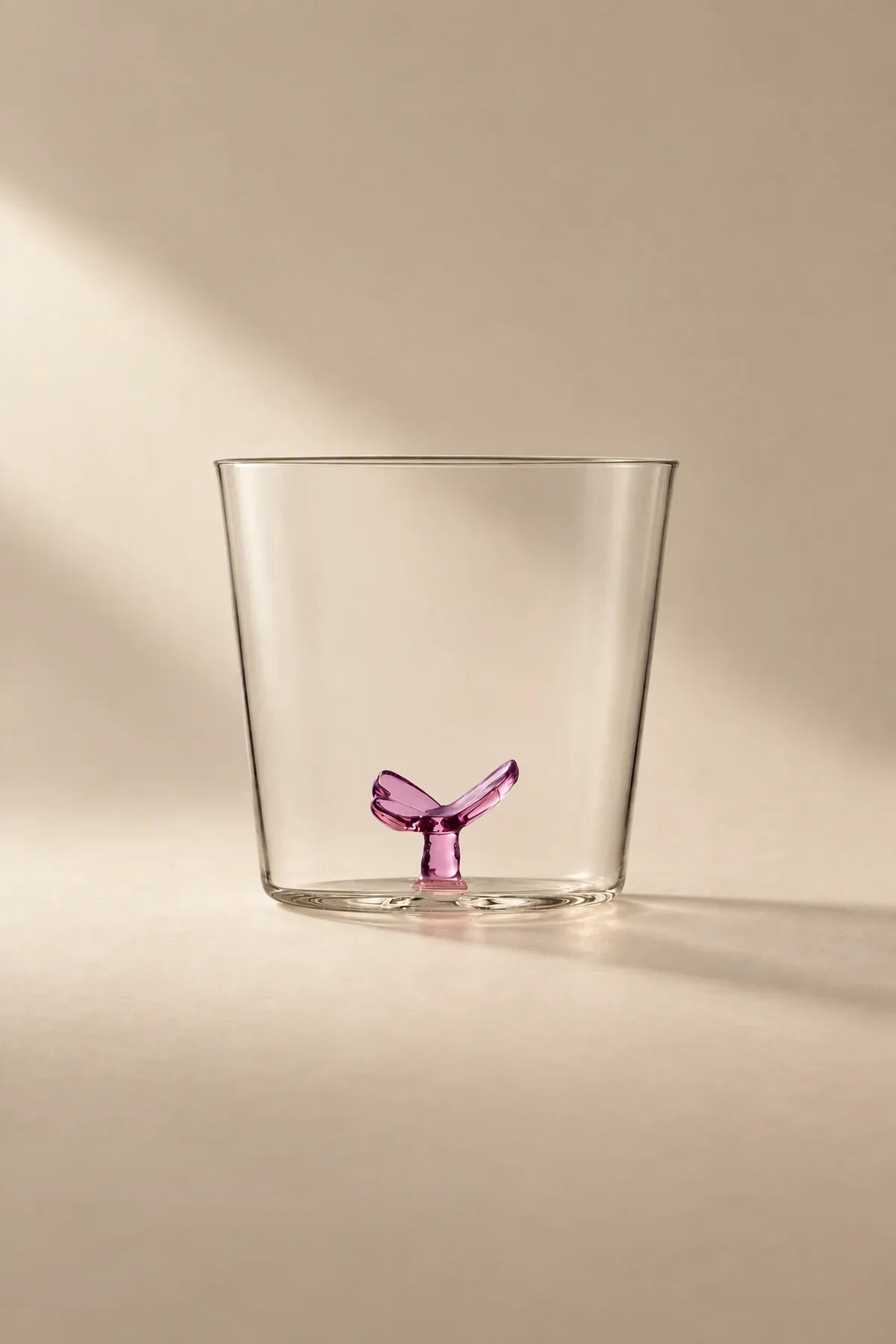 Secret Garden Clear Glass Tumbler