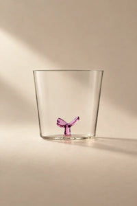 Secret Garden Clear Glass Tumbler