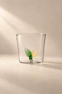 Secret Garden Clear Glass Tumbler