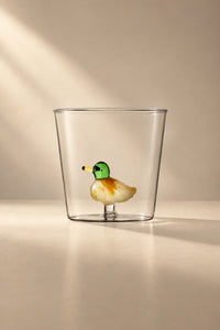 Secret Garden Clear Glass Tumbler