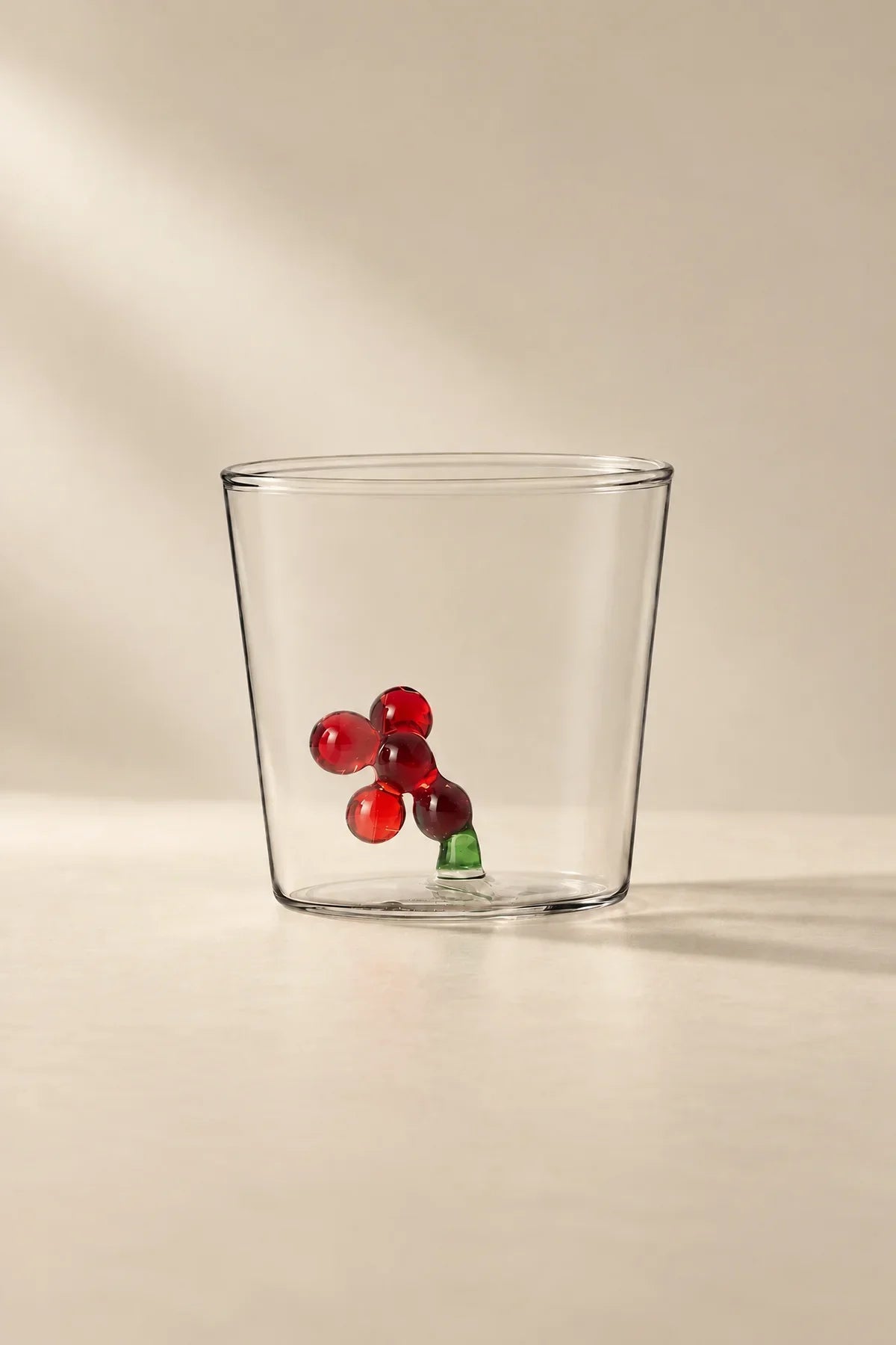 Secret Garden Clear Glass Tumbler