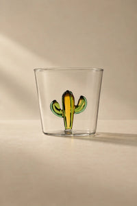 Secret Garden Clear Glass Tumbler