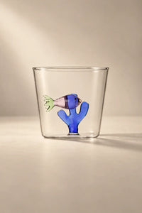 Secret Garden Clear Glass Tumbler