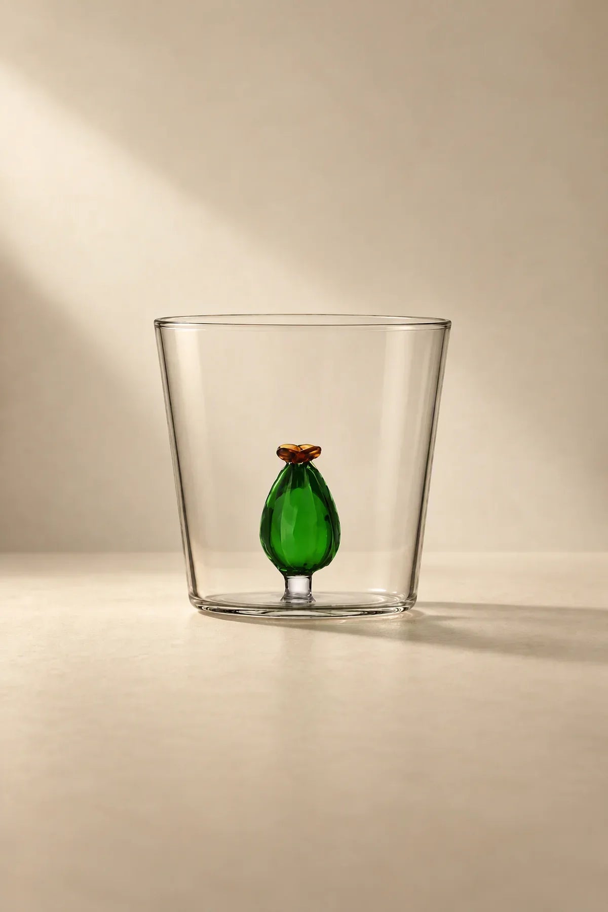 Secret Garden Clear Glass Tumbler