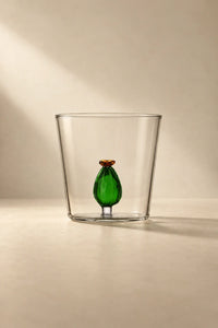 Secret Garden Clear Glass Tumbler