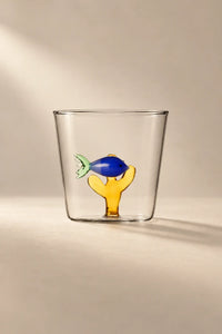 Secret Garden Clear Glass Tumbler