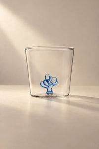 Secret Garden Clear Glass Tumbler