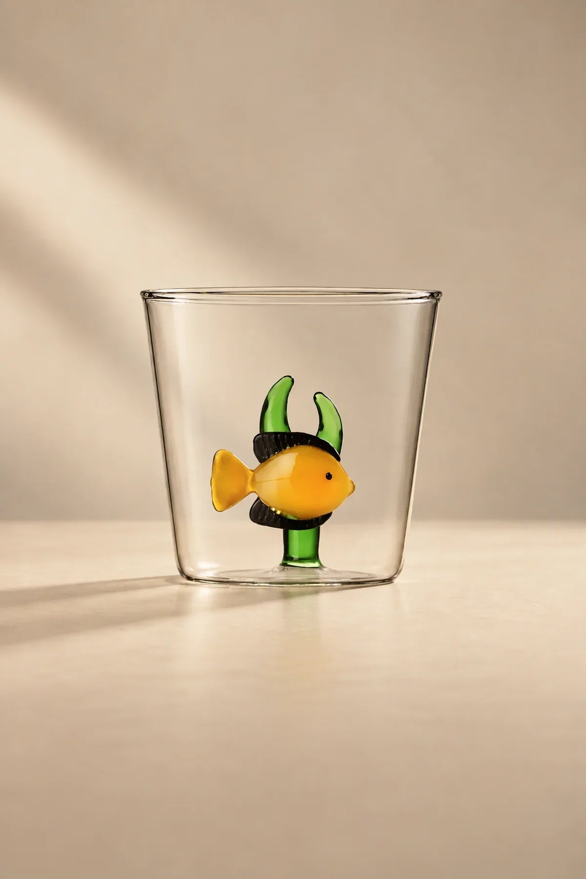 Secret Garden Clear Glass Tumbler