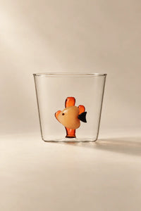 Secret Garden Clear Glass Tumbler