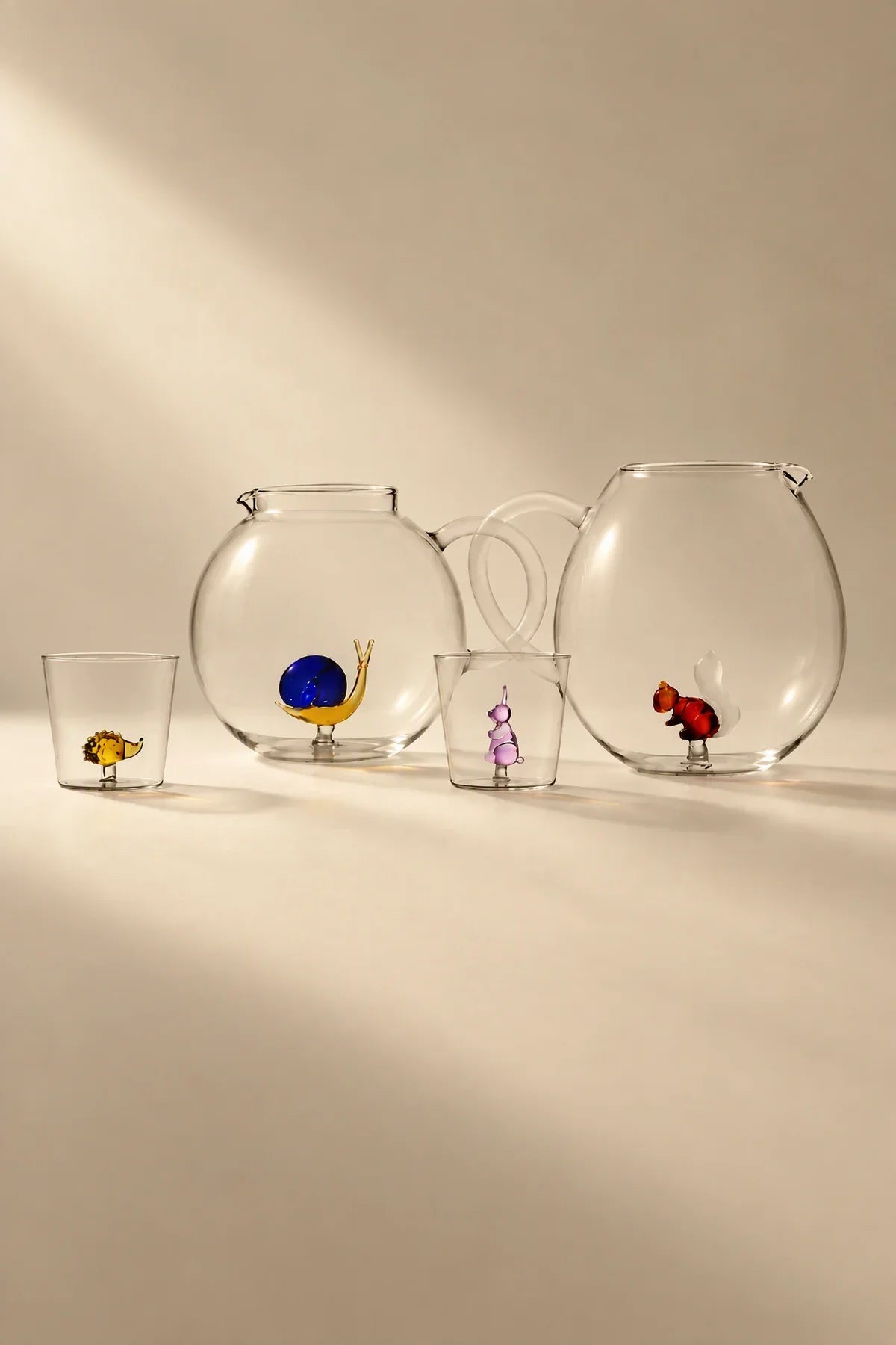 Glass Menagerie Clear Glass Drinking Vessel