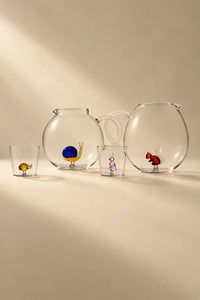 Glass Menagerie Clear Glass Drinking Vessel
