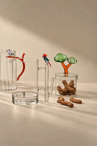 Aviary Clear Borosilicate Glass Drinkware Set