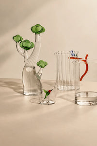 Aviary Clear Borosilicate Glass Drinkware Set