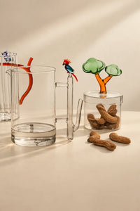 Aviary Clear Borosilicate Glass Drinkware Set