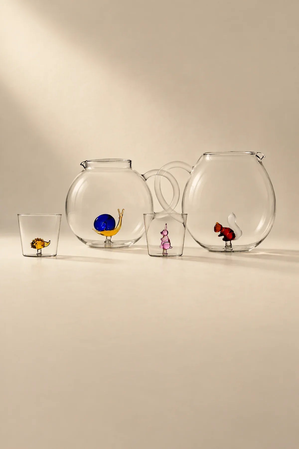 Hidden Menagerie Clear Borosilicate Glass Tumbler