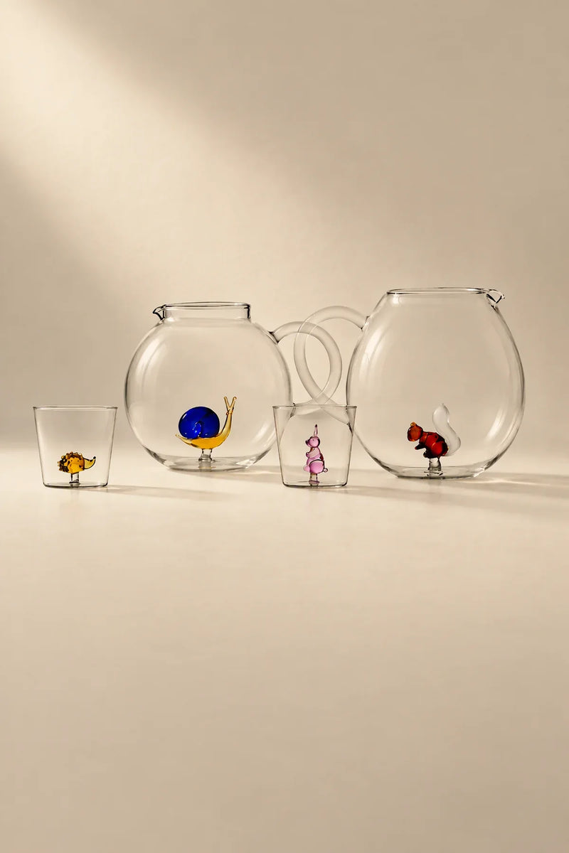Hidden Menagerie Clear Borosilicate Glass Tumbler