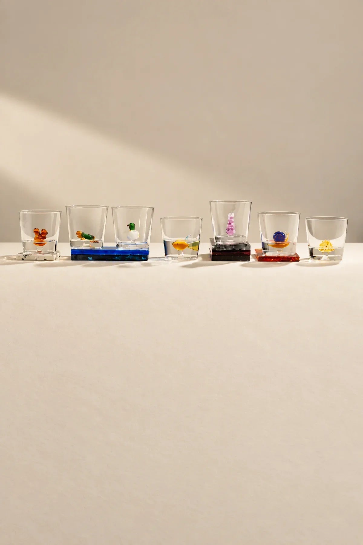 Hidden Menagerie Clear Borosilicate Glass Tumbler