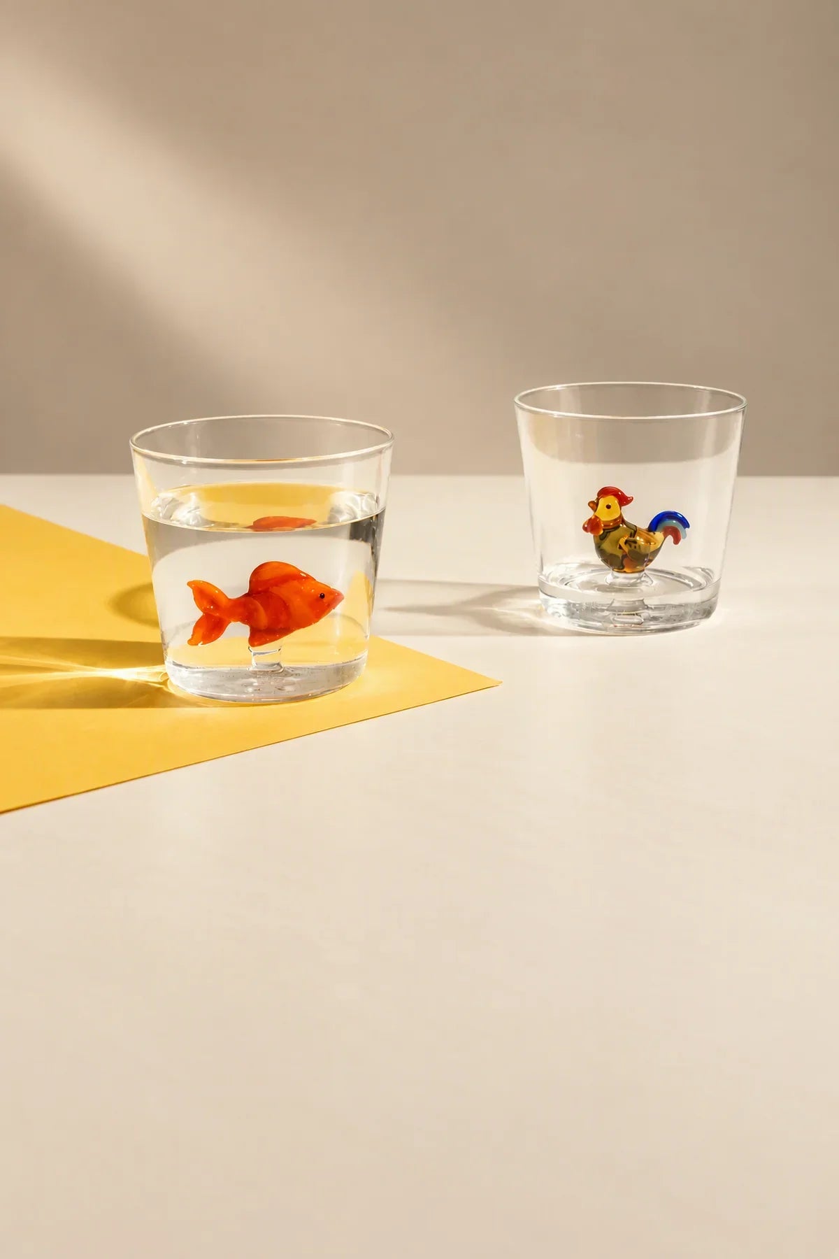 Hidden Menagerie Clear Borosilicate Glass Tumbler