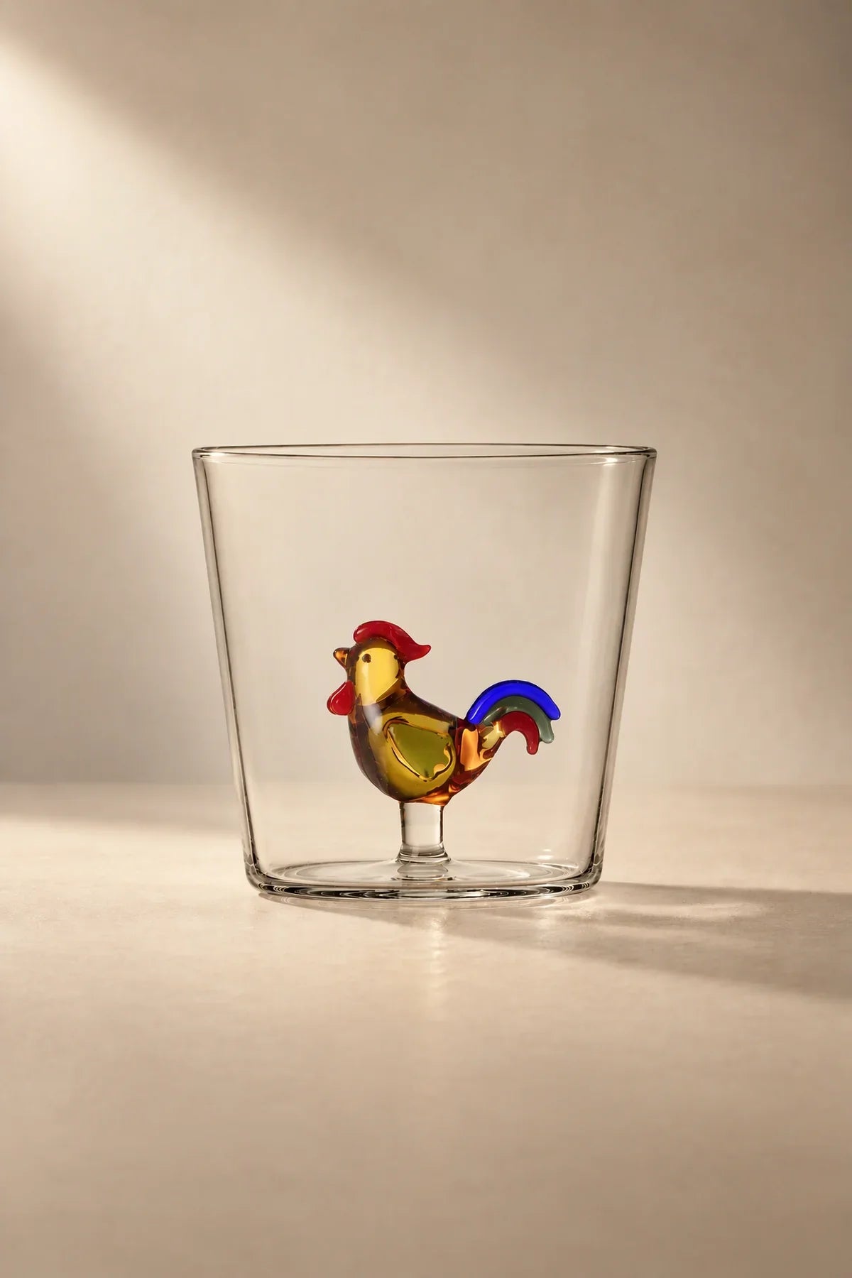 Hidden Menagerie Clear Borosilicate Glass Tumbler