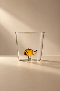 Hidden Menagerie Clear Borosilicate Glass Tumbler