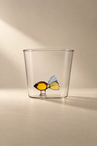 Hidden Menagerie Clear Borosilicate Glass Tumbler