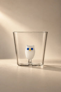 Hidden Menagerie Clear Borosilicate Glass Tumbler