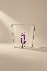 Hidden Menagerie Clear Borosilicate Glass Tumbler