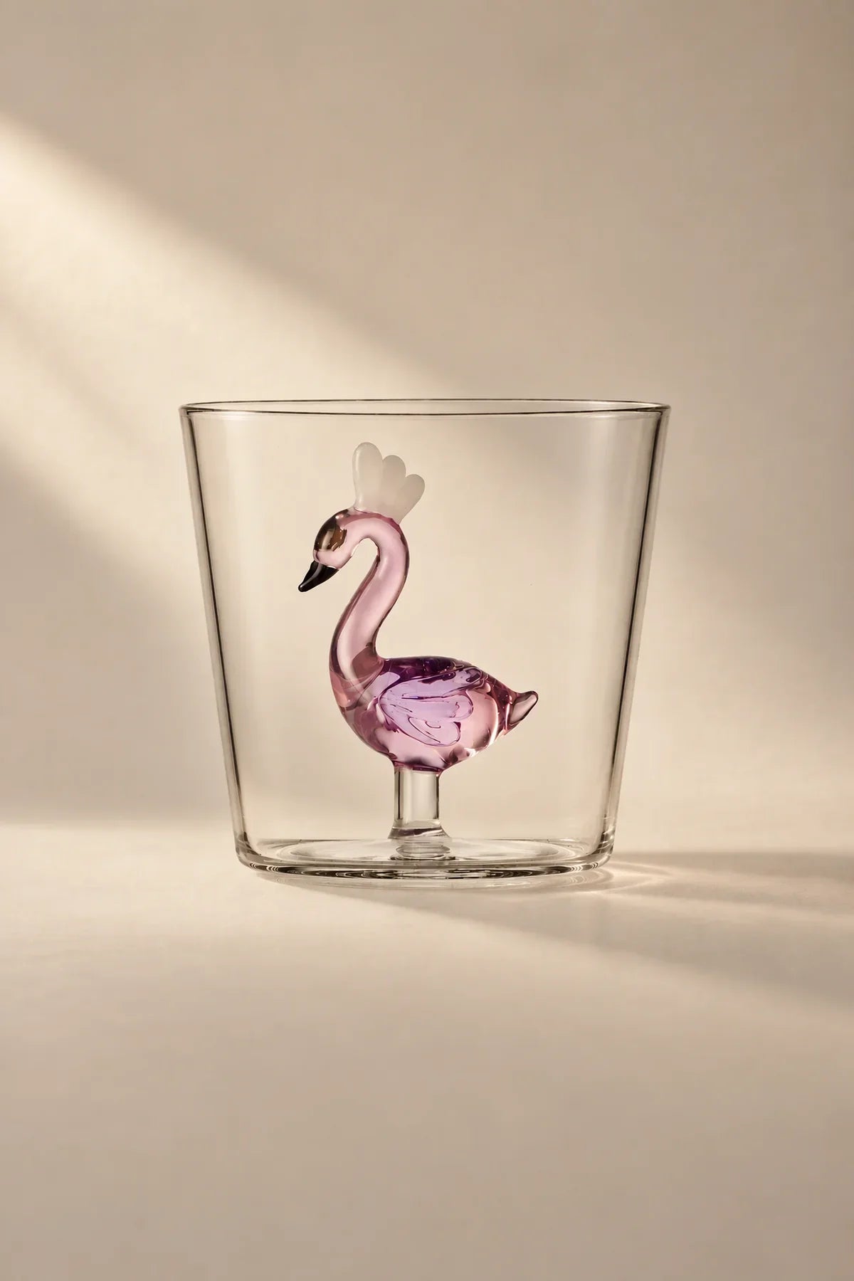 Hidden Menagerie Clear Borosilicate Glass Tumbler