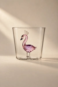 Hidden Menagerie Clear Borosilicate Glass Tumbler