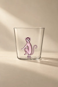 Hidden Menagerie Clear Borosilicate Glass Tumbler