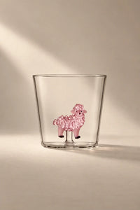 Hidden Menagerie Clear Borosilicate Glass Tumbler