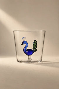 Hidden Menagerie Clear Borosilicate Glass Tumbler