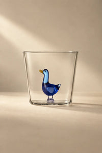 Hidden Menagerie Clear Borosilicate Glass Tumbler