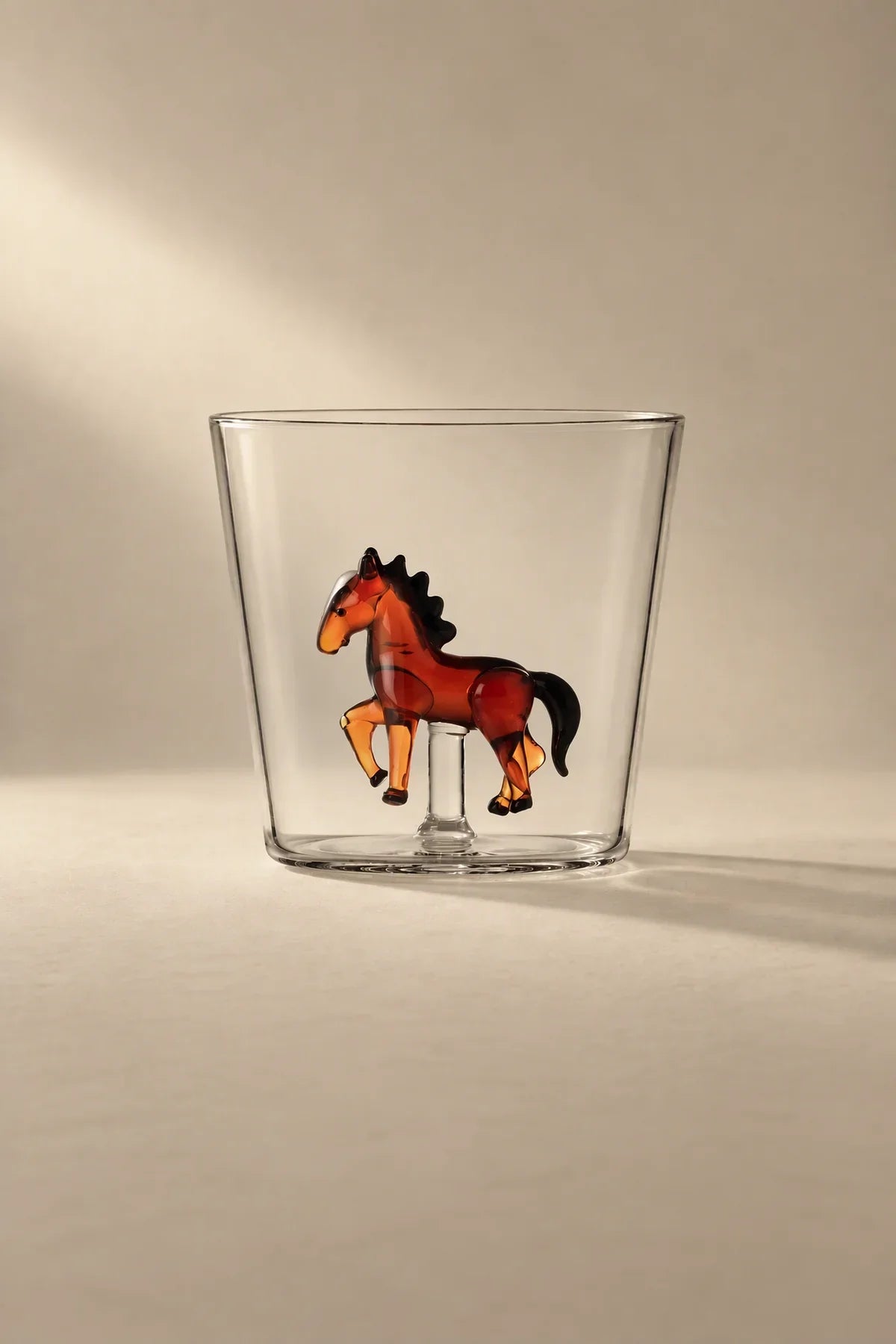 Hidden Menagerie Clear Borosilicate Glass Tumbler