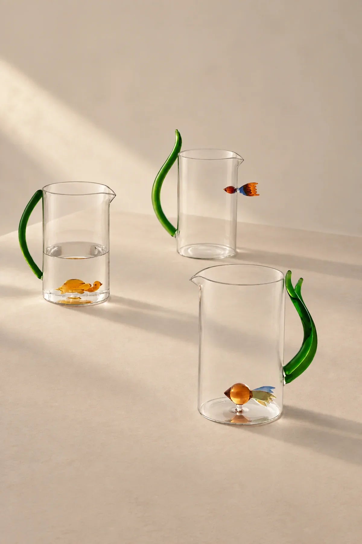 Animal Farm Clear Glass Drinkware Set