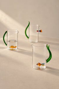 Animal Farm Clear Glass Drinkware Set