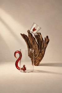 Animal Farm Clear Glass Drinkware Set