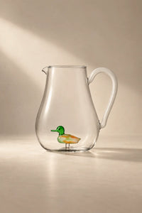 Animal Farm Clear Glass Drinkware Set