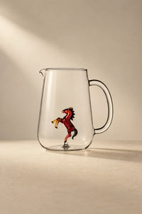 Animal Farm Clear Glass Drinkware Set