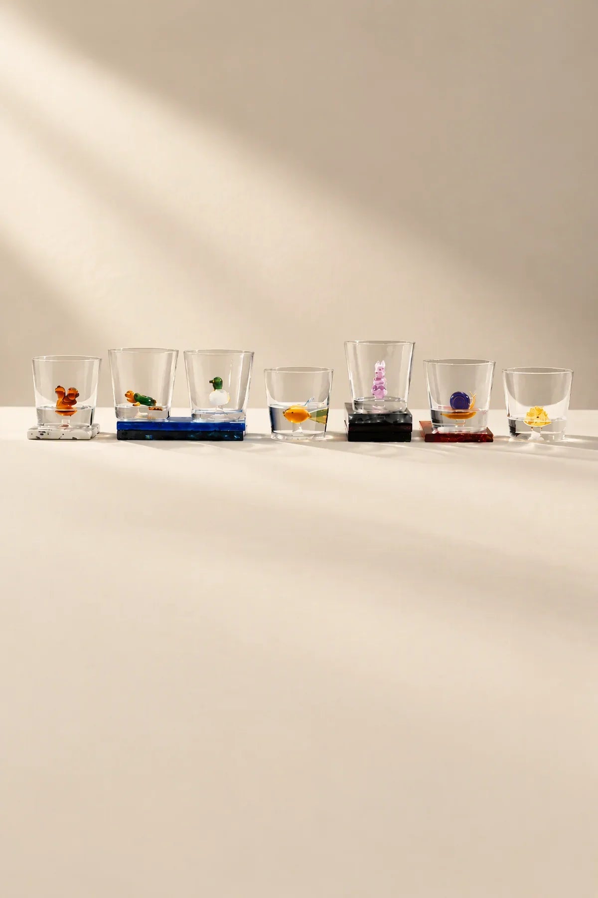 Hidden Menagerie Clear Borosilicate Glass Drinkware