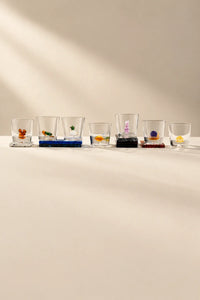 Hidden Menagerie Clear Borosilicate Glass Drinkware