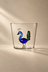 Hidden Menagerie Clear Borosilicate Glass Drinkware