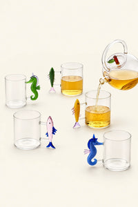 Marine Theater Multi-Color Borosilicate Glass Drinkware Collection