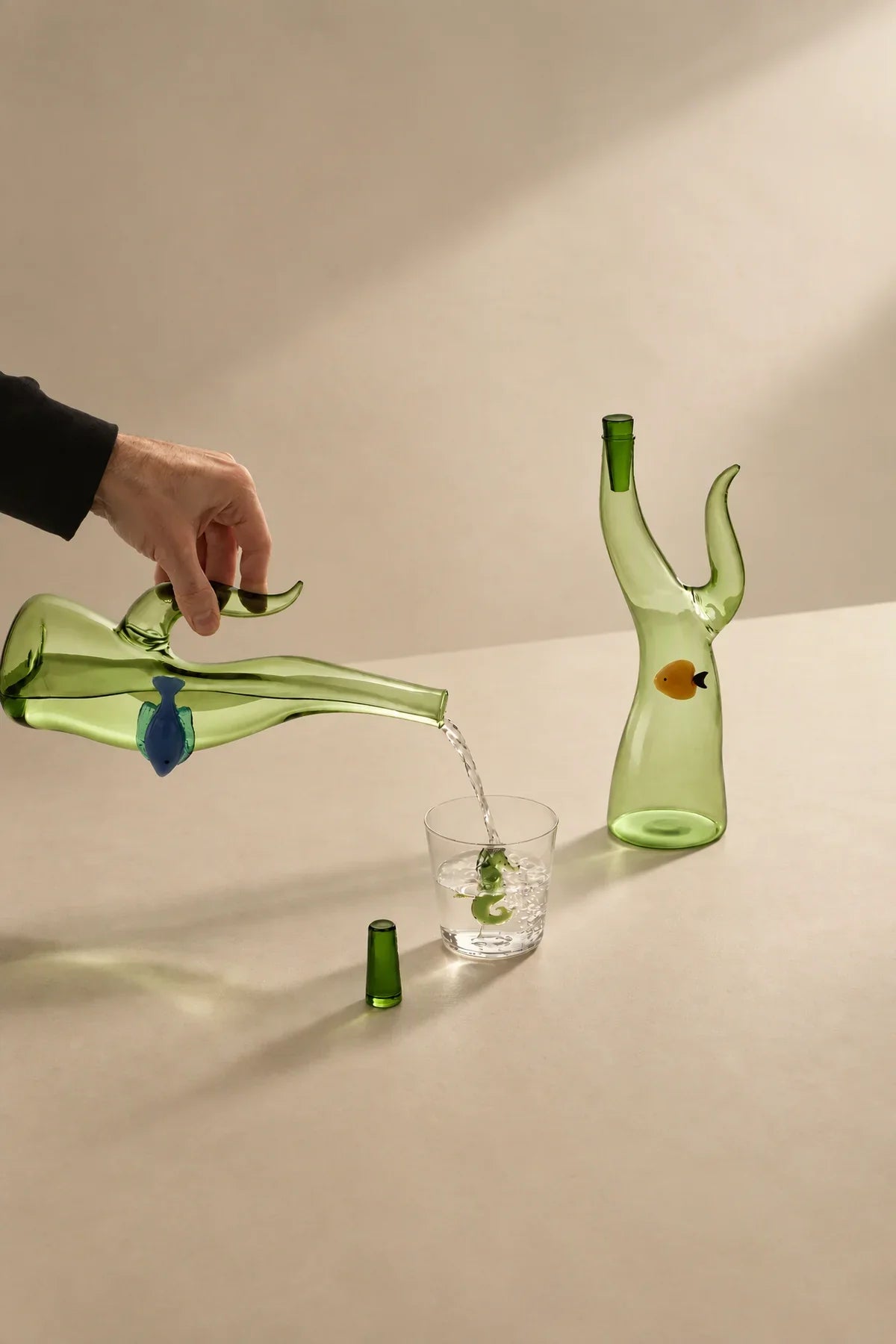 Marine Theater Multi-Color Borosilicate Glass Drinkware Collection