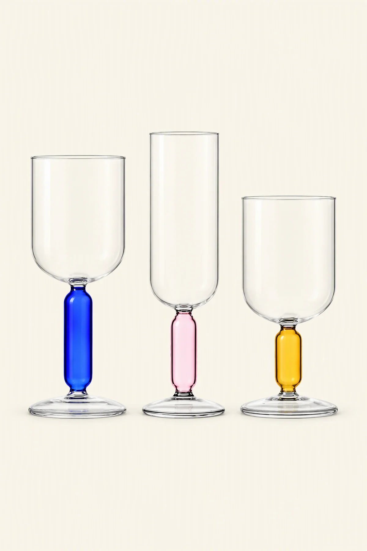 Studio Bloom Jewel-Tone Glass Wine Glass