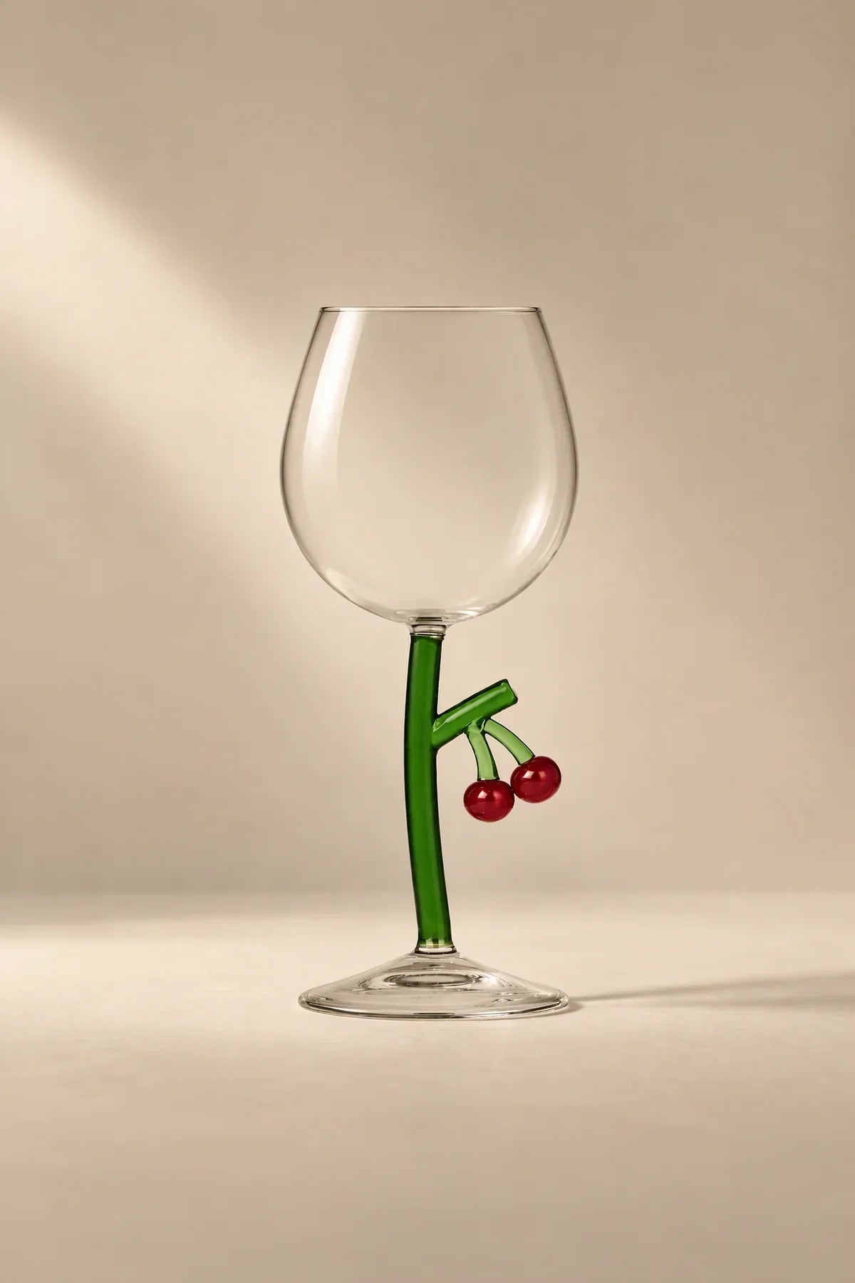 Orchard Vine Multi-Color Glass Goblet