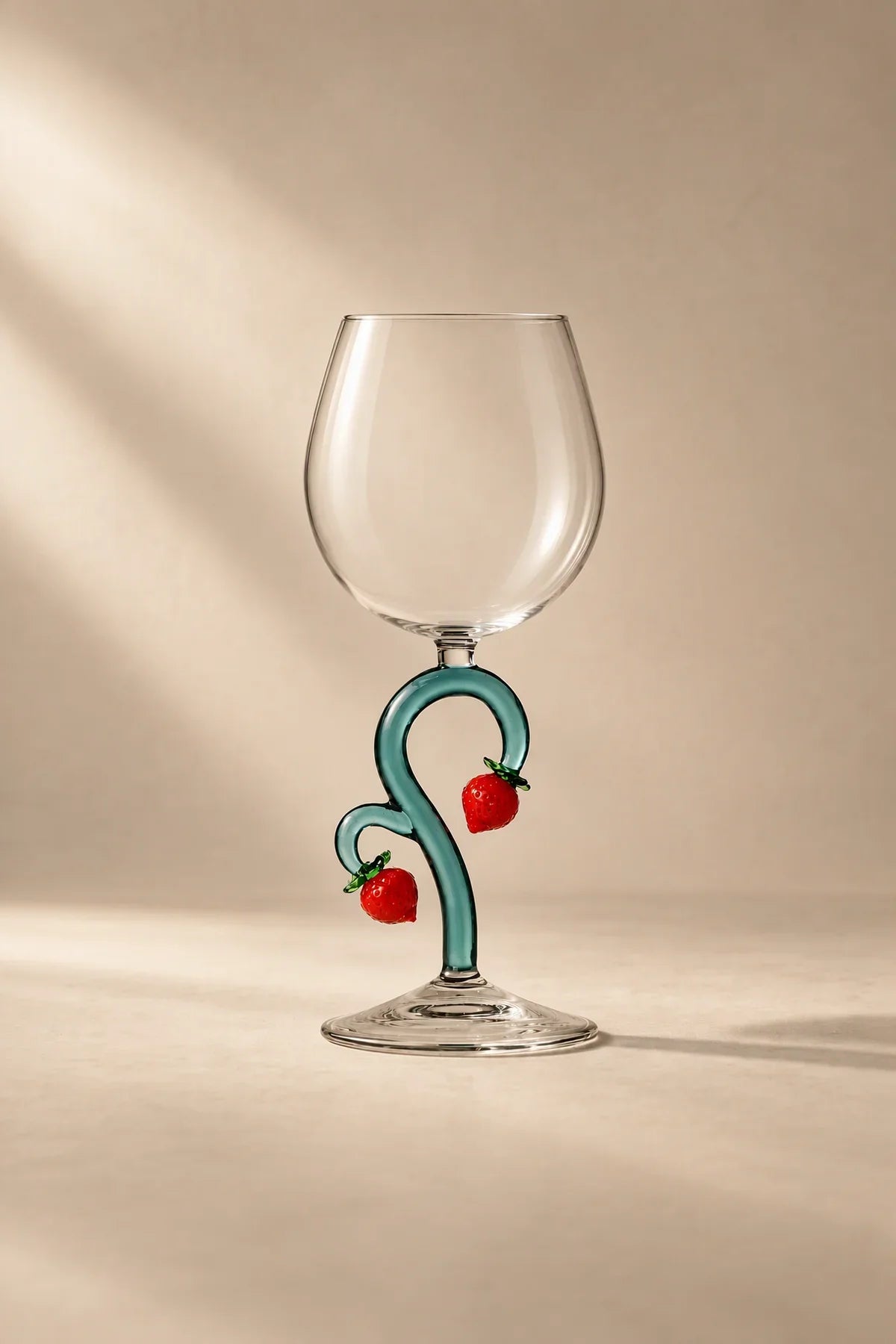 Orchard Vine Multi-Color Glass Goblet